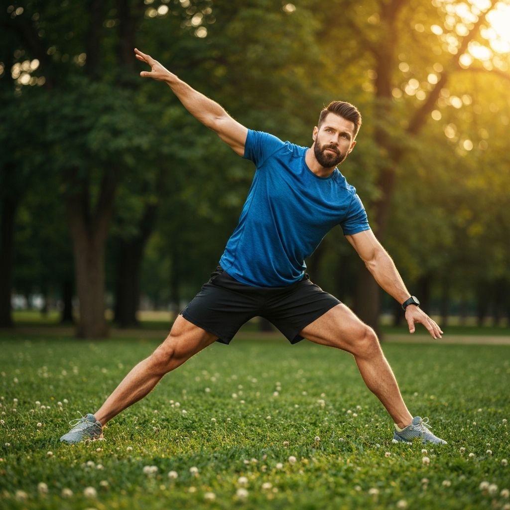 Men's active lifestyle